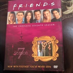 FRIENDS Season 7 DVD Box Set - Pink Cover with Yellow Frame
